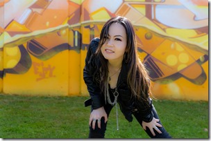 Saeko alone by Ton Dekker